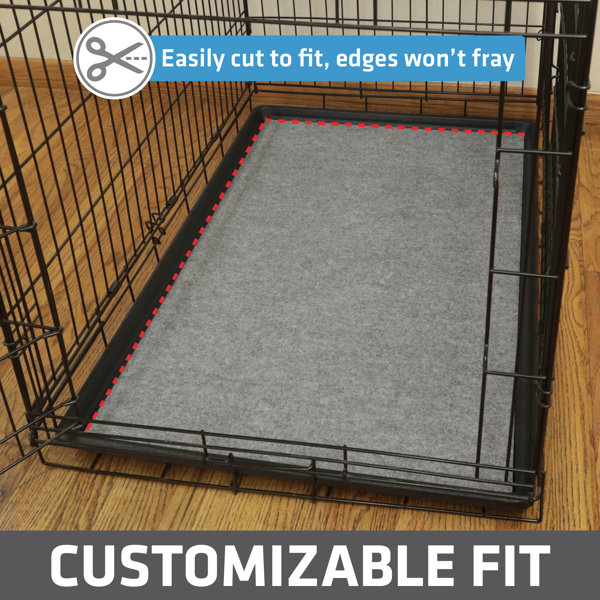 Tucker Murphy Pet™ Chotan Jumbo Dog Crate Mat Liner for Crates & Kennels Absorbent, Waterproof